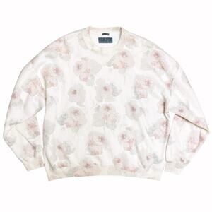 ABERCROMBIE & FITCH NWOT Soft A&F XL Essential Crew Sweatshirt Oversized Floral